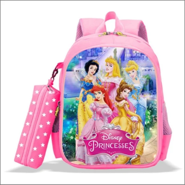 Princess 2in1 Kindergarten And Elementary School Girls School Backpack