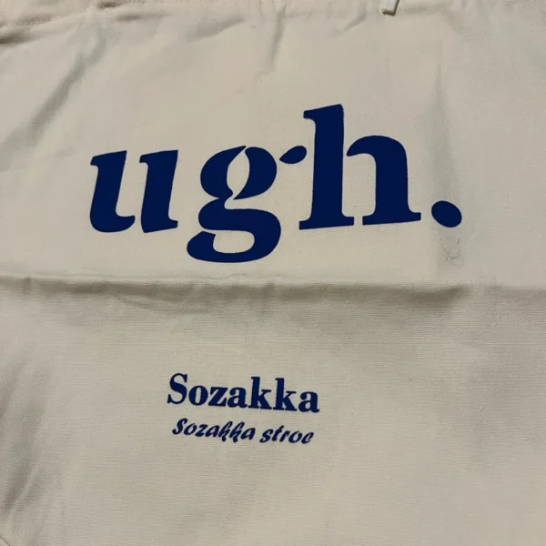 Sozakka Stroe Tote Bag ugh Beige