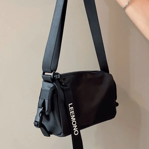 Trendy Waterproof Round Bucket Satchel Shoulder Bag